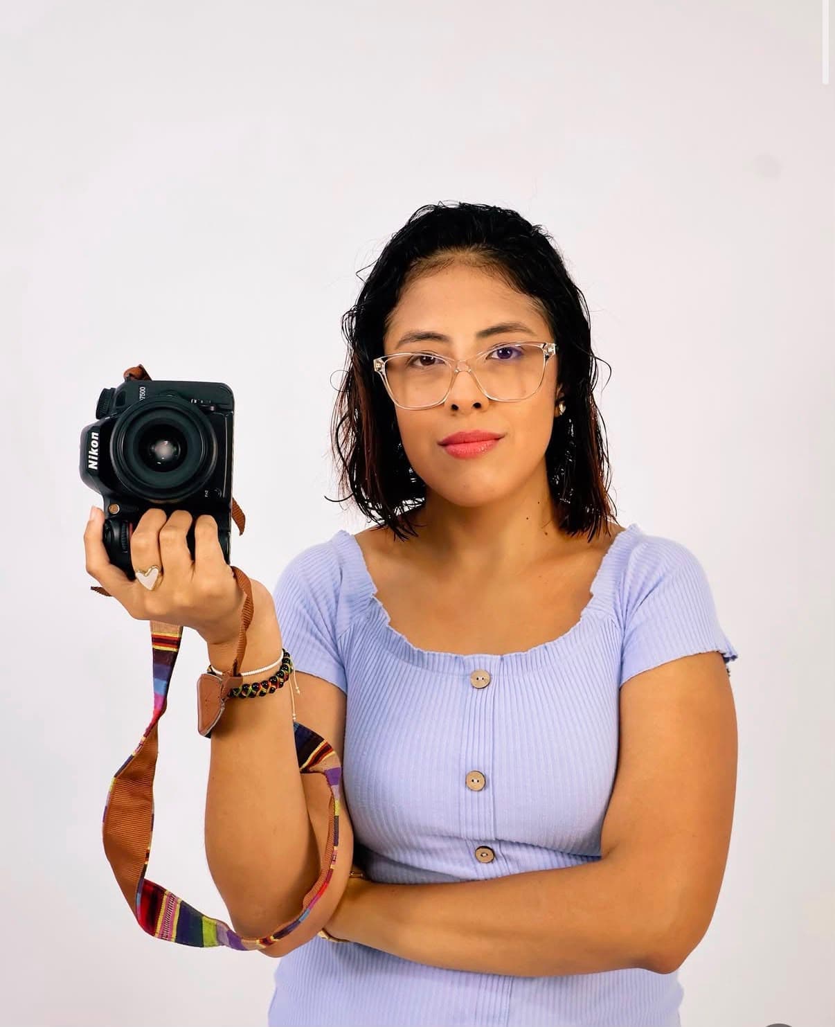 Retrato de Giannina Rodríguez Villarreal, fotógrafa