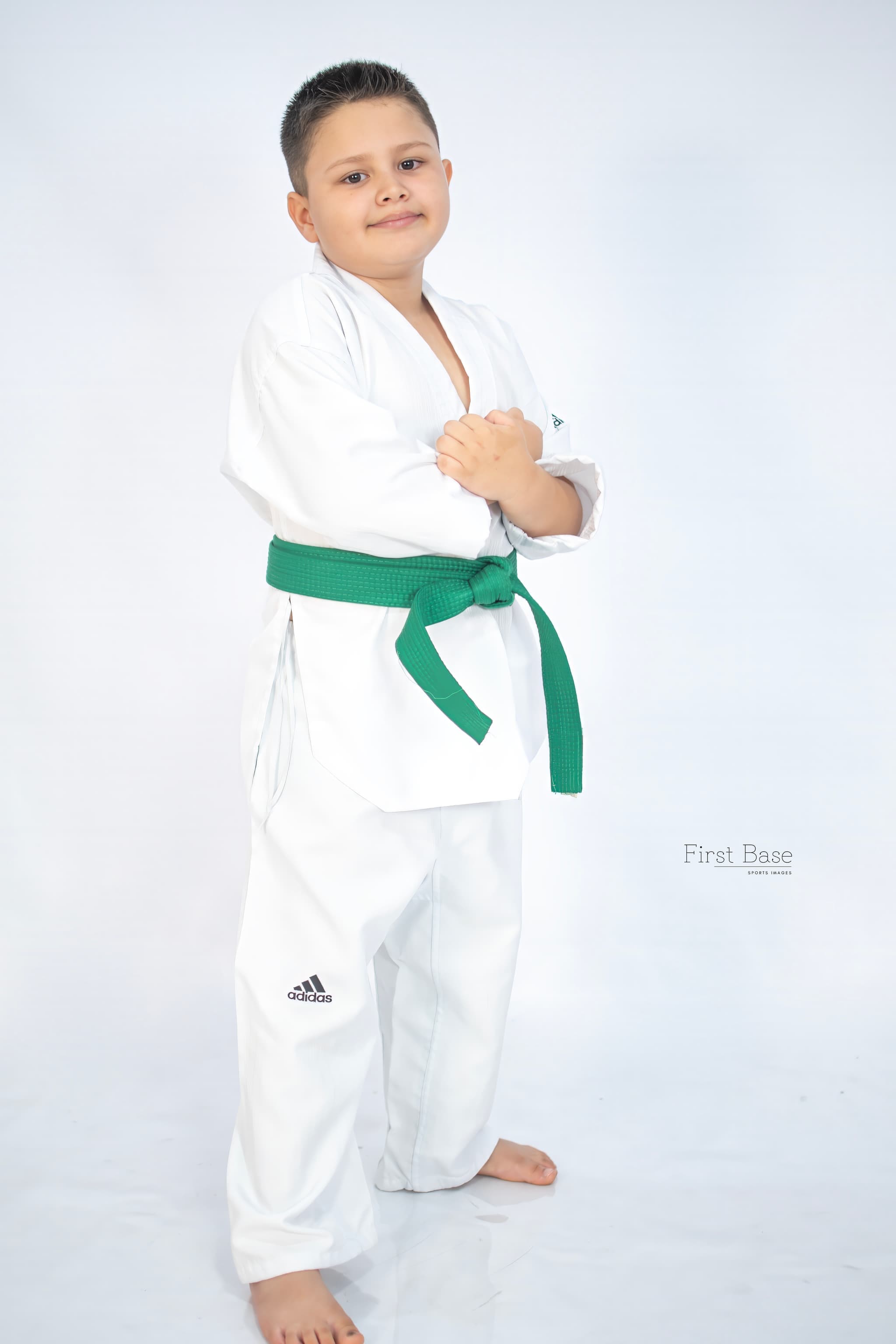 Retrato infantil de artes marciales