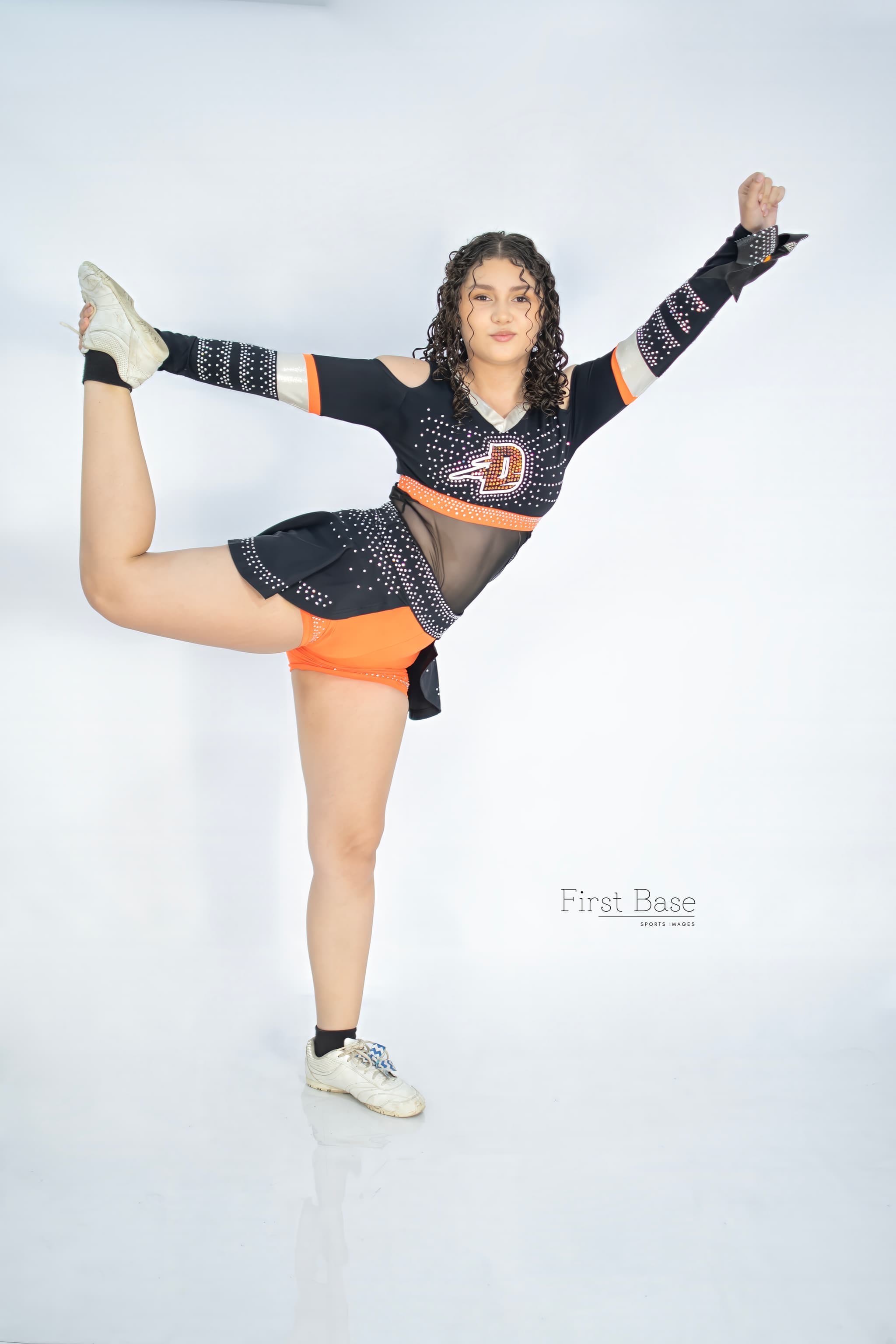 Retrato deportivo de gimnasia