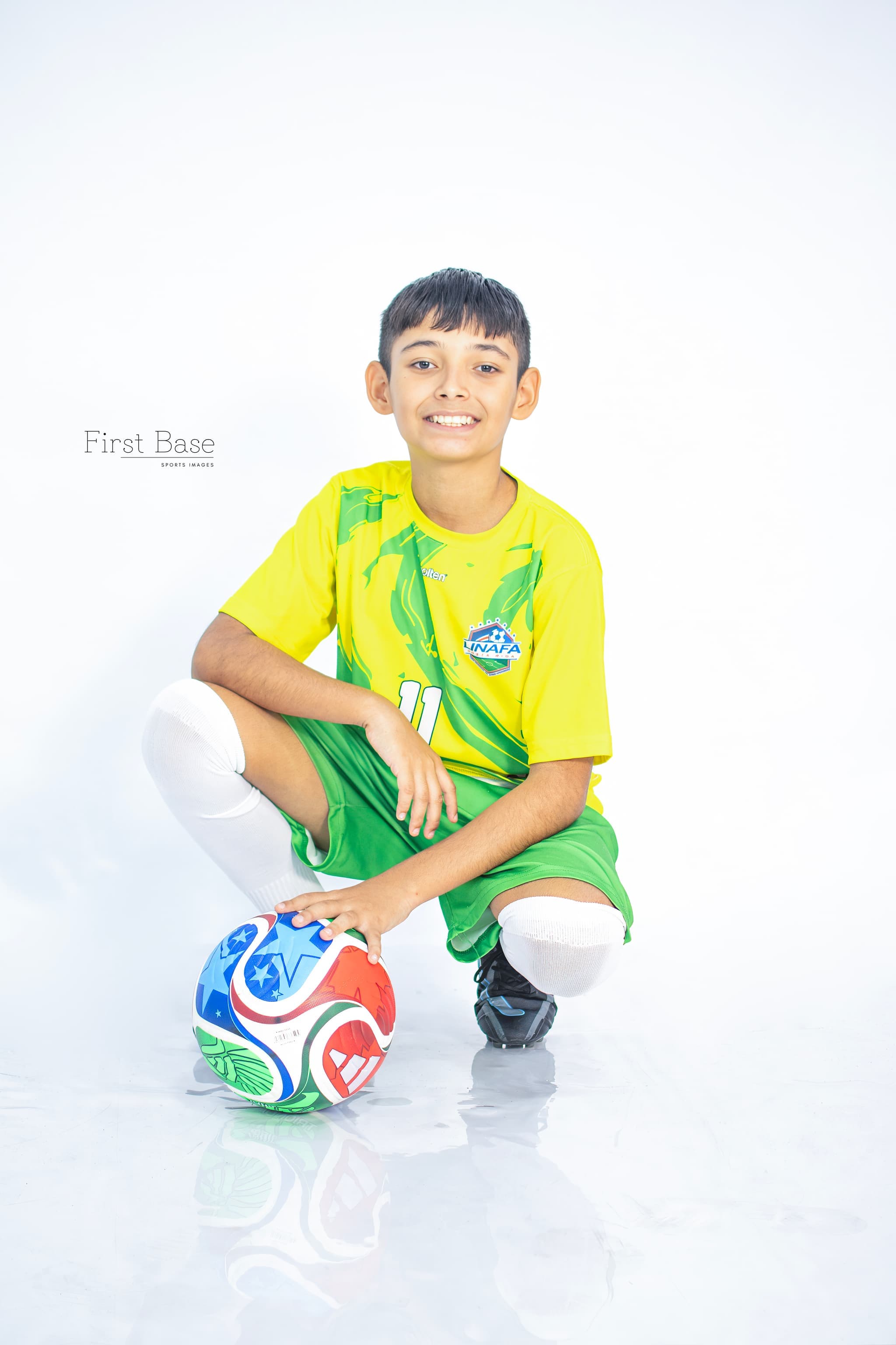 Retrato deportivo de fútbol
